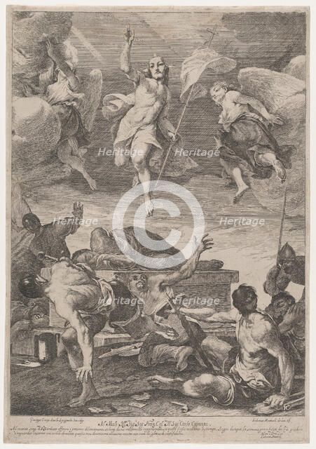 The Resurrection of Christ, ca. 1700-40. Creator: Lodovico Mattioli.