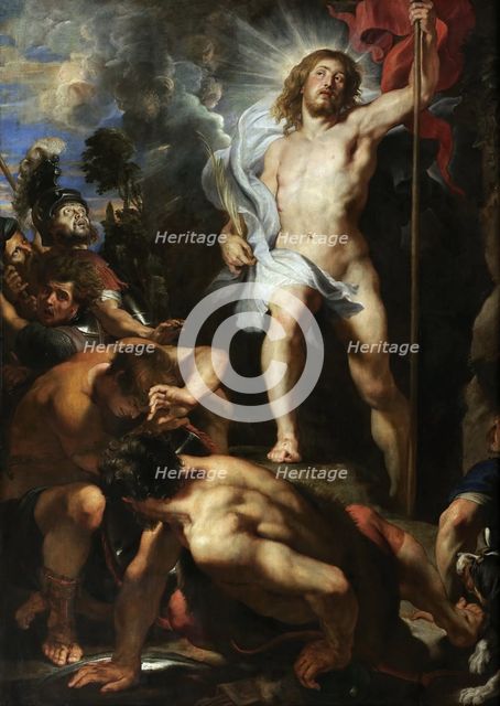 The Resurrection of Christ (central panel) , 1611-1612. Creator: Rubens, Pieter Paul (1577-1640).