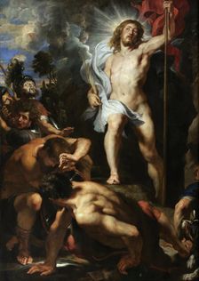 The Resurrection of Christ (central panel) , 1611-1612. Creator: Rubens, Pieter Paul (1577-1640)