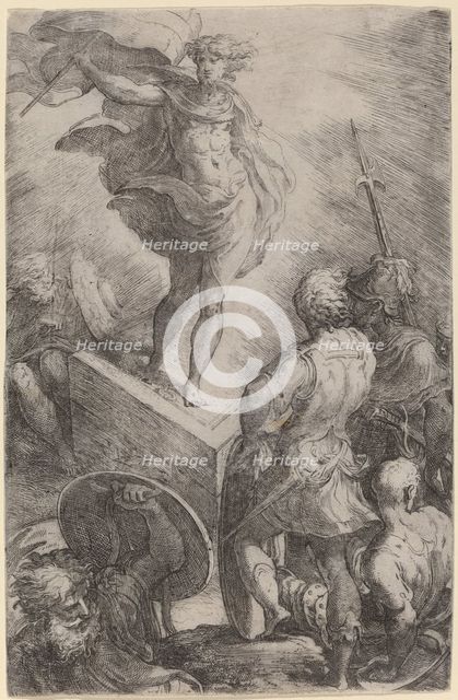 The Resurrection of Christ, c. 1528/1529. Creator: Parmigianino.