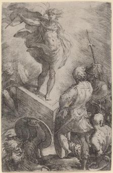 The Resurrection of Christ, c. 1528/1529. Creator: Parmigianino