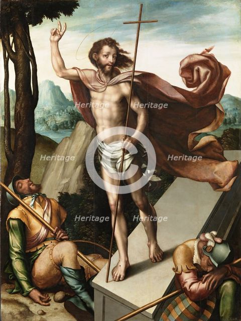 The Resurrection of Christ, c1566. Creator: Luis de Morales.
