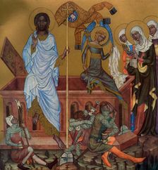 The Resurrection of Christ c1350 (1955).Artist: Master of the Vyssi Brod Altar
