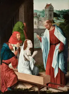 The Resurrection of Drusiana, 1490-1500. Creator: Master of Saint John the Evangelist (active 1490-1500)