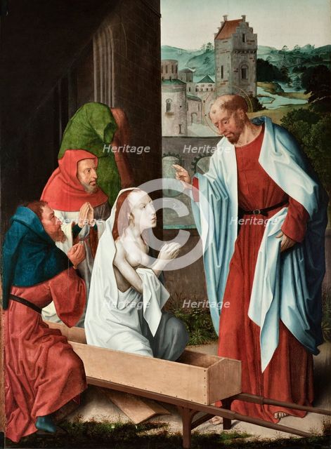The Resurrection of Drusiana, 1490-1500. Creator: Master of Saint John the Evangelist (active 1490-1500).