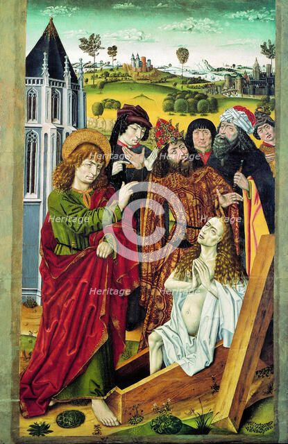 The Resurrection of Drusiana, c1475. Creator: Master of Saint Nicholas (active 1465-1490).