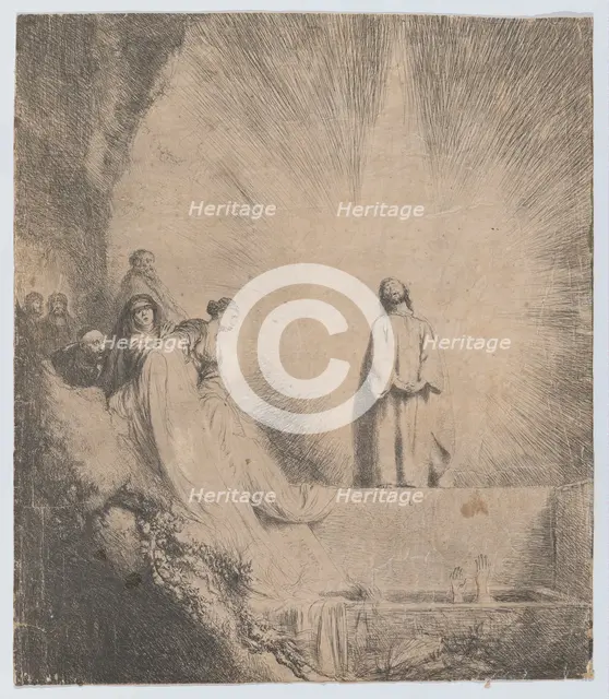 The Resurrection of Lazarus, 1620-74. Creator: Jan Lievens.