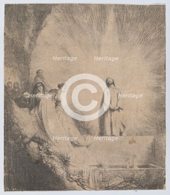 The Resurrection of Lazarus, 1620-74. Creator: Jan Lievens.