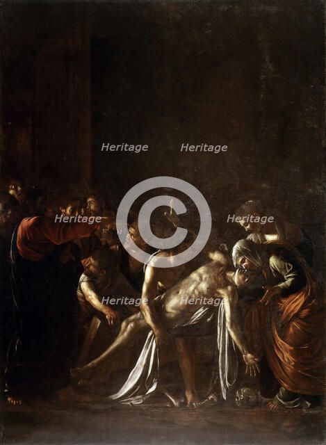 The Resurrection of Lazarus, ca 1609.