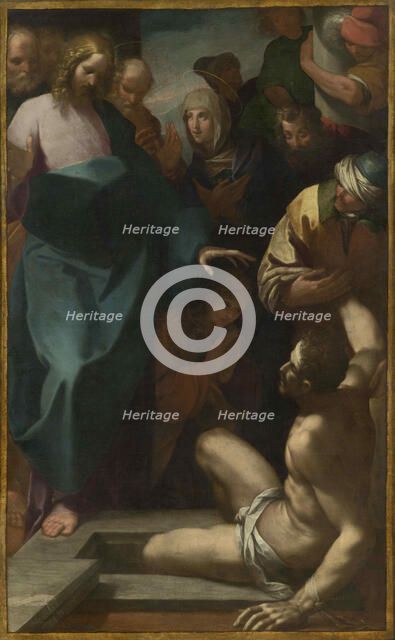 The Resurrection of Lazarus, First third of 17th cen.. Creator: Mazzucchelli (il Morazzone), Pier Francesco (1573-1626).