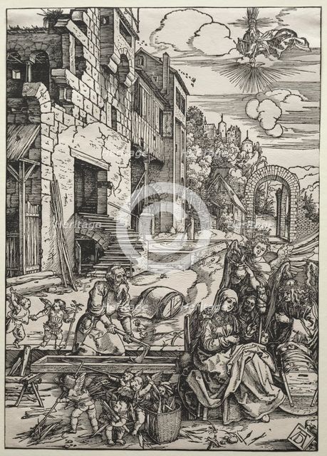 The Repose in Egypt, c. 1501-1502. Creator: Albrecht Dürer (German, 1471-1528).