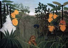 The Repast of the Lion c1907. Artist: Henri Rousseau