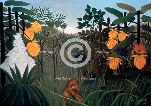 'The Repast of the Lion', c1907. Artist: Henri Rousseau