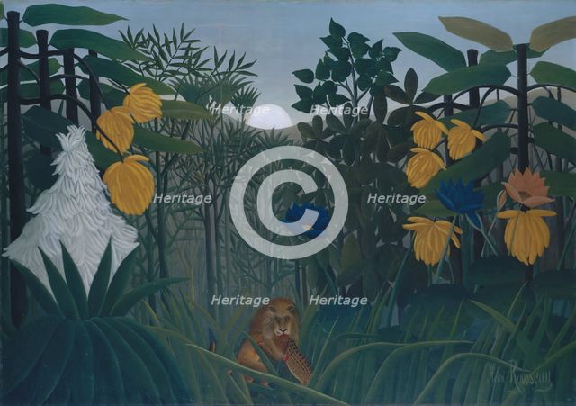 The Repast of the Lion, ca. 1907. Creator: Henri Rousseau.