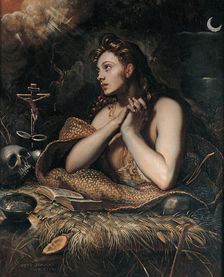 The Repentant Mary Magdalene, 1598-1602. Creator: Tintoretto, Domenico (1560-1635)