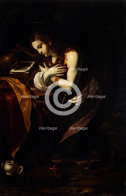 The Repentant Mary Magdalene, 1625-1630. Creator: Guerrieri, Giovanni Francesco (1589-1657).