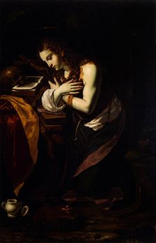 The Repentant Mary Magdalene, 1625-1630. Creator: Guerrieri, Giovanni Francesco (1589-1657)