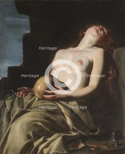 The Repentant Mary Magdalene, 1626-1627. Creator: Canlassi (Called Cagnacci), Guido (Guidobaldo) (1601-1663).