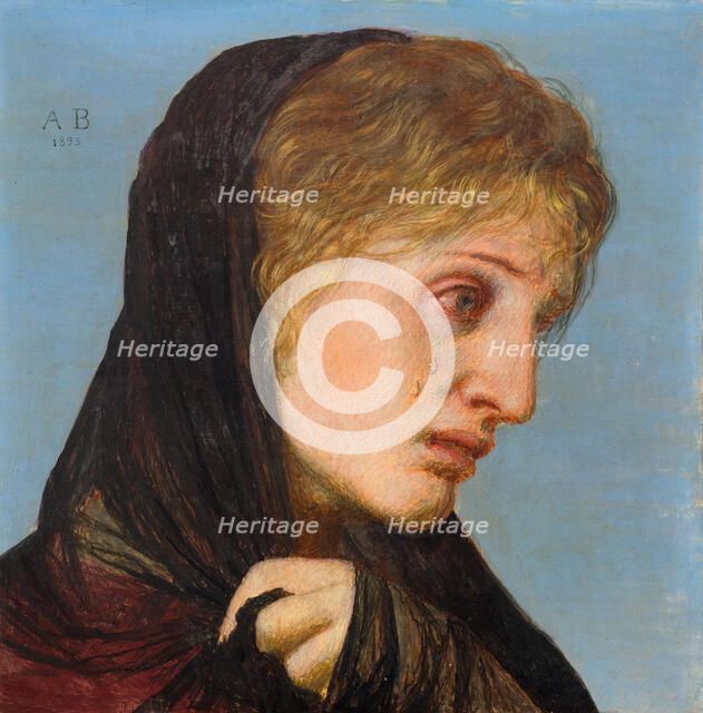 The Repentant Mary Magdalene, 1895. Creator: Böcklin; Arnold (1827-1901).