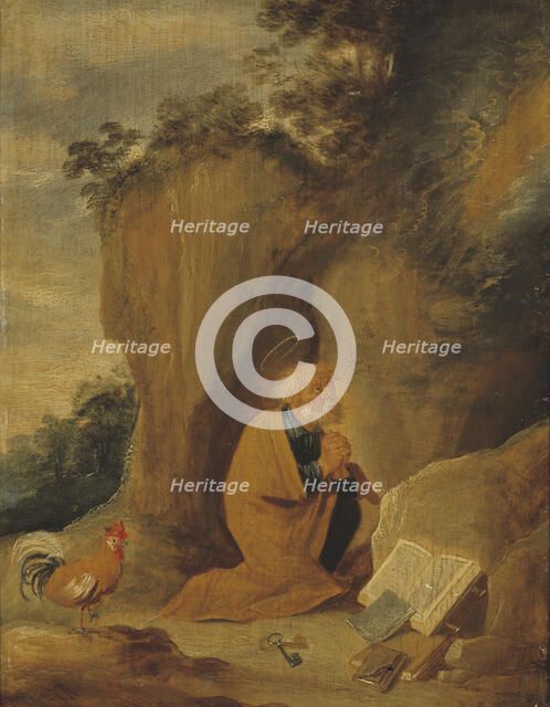 The Repentant St Peter, c17th century. Creator: Unknown.