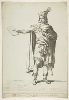 The Representative of the French People in Office, 1794. Creator: Vivant Denon