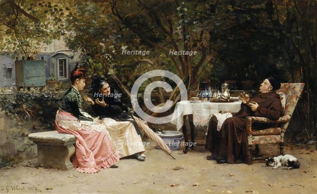 The Reprimand, 1874. Creator: Jehan Georges Vibert.