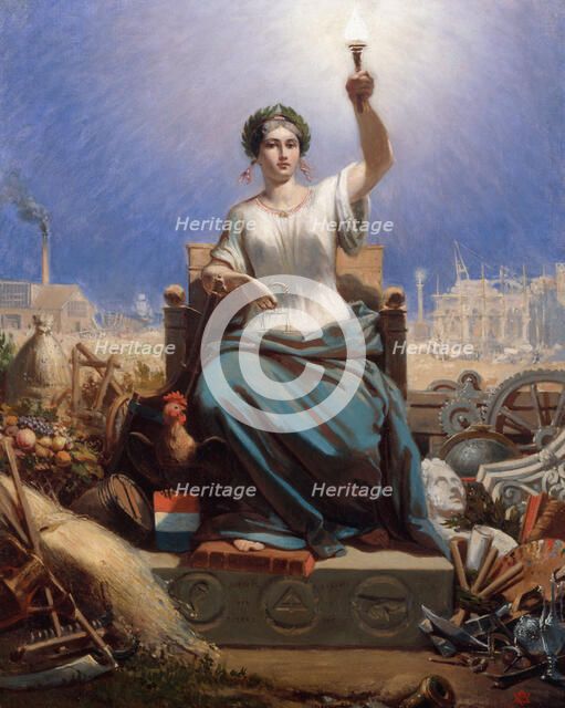 The Republic, 1848. Creator: Ange-Louis Janet.