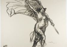 The Republic Calls Us..., plate fifteen from Actualités, 1915. Creator: Theophile Alexandre Steinlen