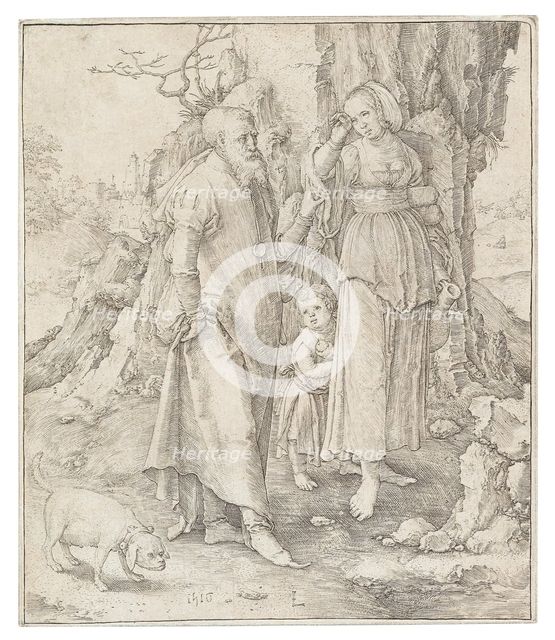 The Repudiation of Hagar, 1516. Creator: Leyden, Lucas, van (1489/94-1533).