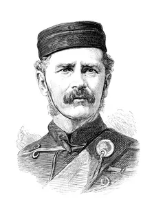 The Repulse at Laing's Neck: Major-General E. Newdigate, C.B., 1881. Creator: Unknown