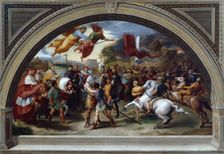 The Repulse of Attila, late 18th century. Creator: Giuseppe Cades