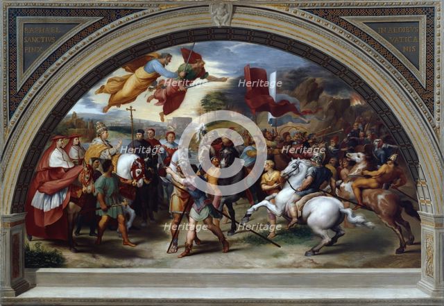 The Repulse of Attila, late 18th century. Creator: Giuseppe Cades.