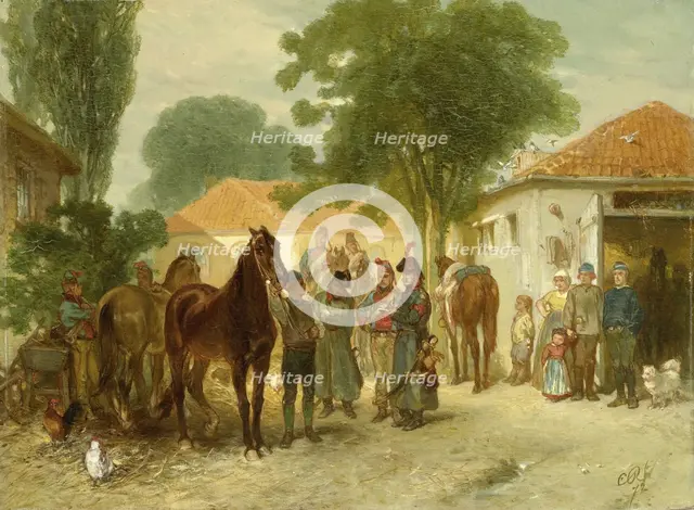 The requisition, 1872. Creator: Charles Rochussen.