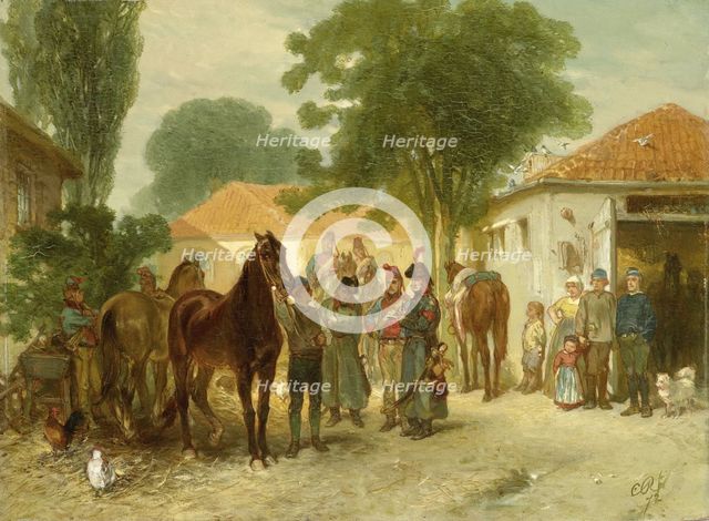 The requisition, 1872. Creator: Charles Rochussen.