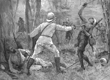 'The Reward for Bravery--How Surgeon John Crimmin won the Victoria Cross at the Battle... 1890. Creator: Unknown