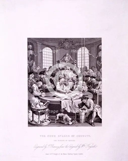 'The Reward of Cruelty', plate IV from The Four Stages of Cruelty, 1833. Artist: John Romney