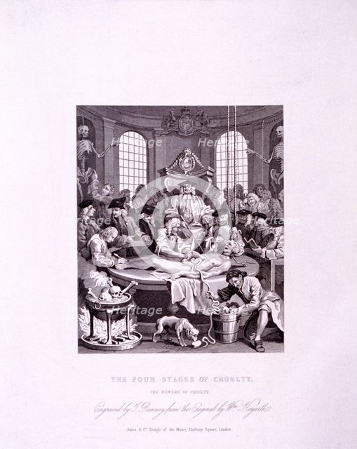 'The Reward of Cruelty', plate IV from The Four Stages of Cruelty, 1833. Artist: John Romney