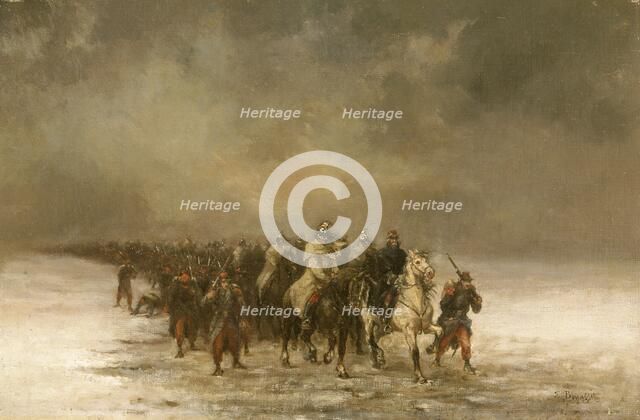 'The Retreat', c1871. Artist: Louis Eugene Benassit