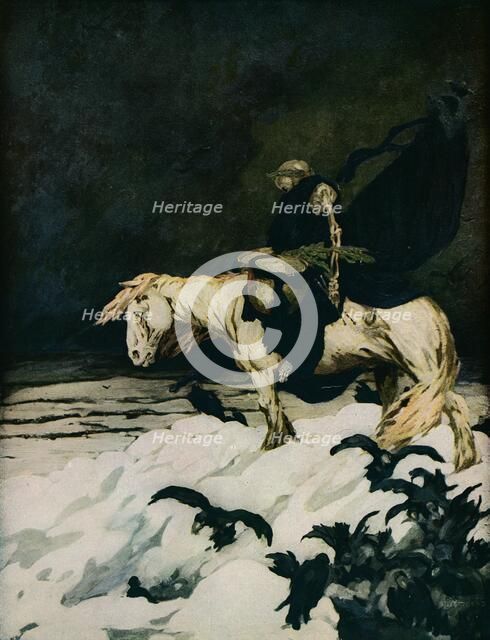 'The Retreat from Moscow', 1911, (1918). Artist: Stephen Baghot De La Bere.