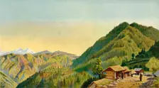 "The Retreat", Mushobra, General Roberts's Home on the Hills Near Simla 1850s, (1901). Creator: W McCracken