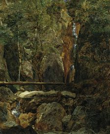 The Rettenbachwildnis near Ischl, 1832. Creator: Ferdinand Georg Waldmuller