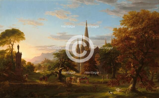 The Return, 1837. Creator: Thomas Cole.