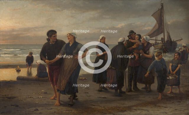 The Return, 1878. Creator: Henry Bource.