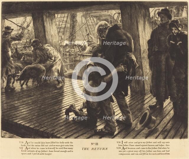 The Return, 1882. Creator: James Tissot.