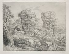 The Return to the Farm (Le Retour à la Ferme). Creator: Alphonse Legros (French, 1837-1911)