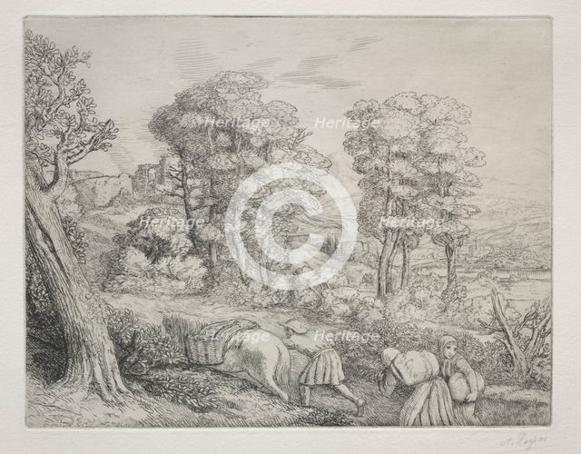 The Return to the Farm (Le Retour à la Ferme). Creator: Alphonse Legros (French, 1837-1911).