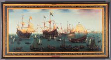 The Return to Amsterdam of the Second Expedition to the East Indies, 19 July 1599, 1599. Artist: Vroom, Hendrick Cornelisz. (1562/3-1640)