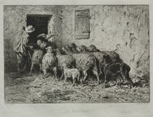 The Return. Creator: Charles-Émile Jacque (French, 1813-1894)