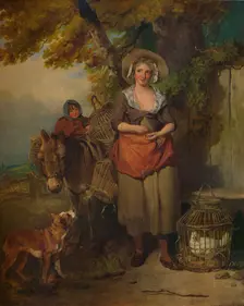 The Return from Market 1786, (1938). Artist: Francis Wheatley
