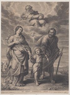 The Return from Egypt, 1595-1659. Creator: Boetius Adams Bolswert